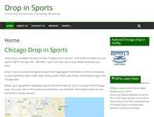 Tablet Screenshot of dropinsports.com
